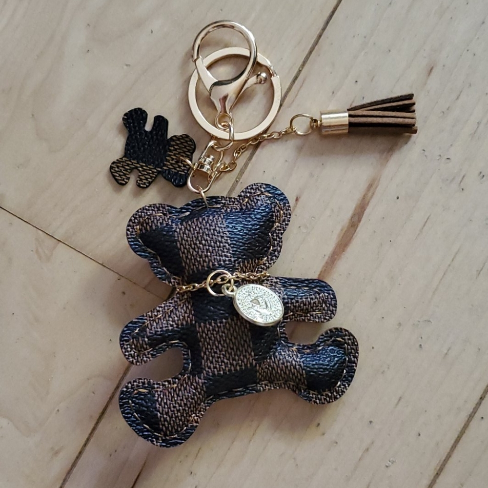 Inspired Bear Tassels Keychain or Purse/Handbag Charm